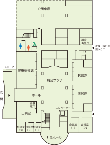 1階フロア案内図